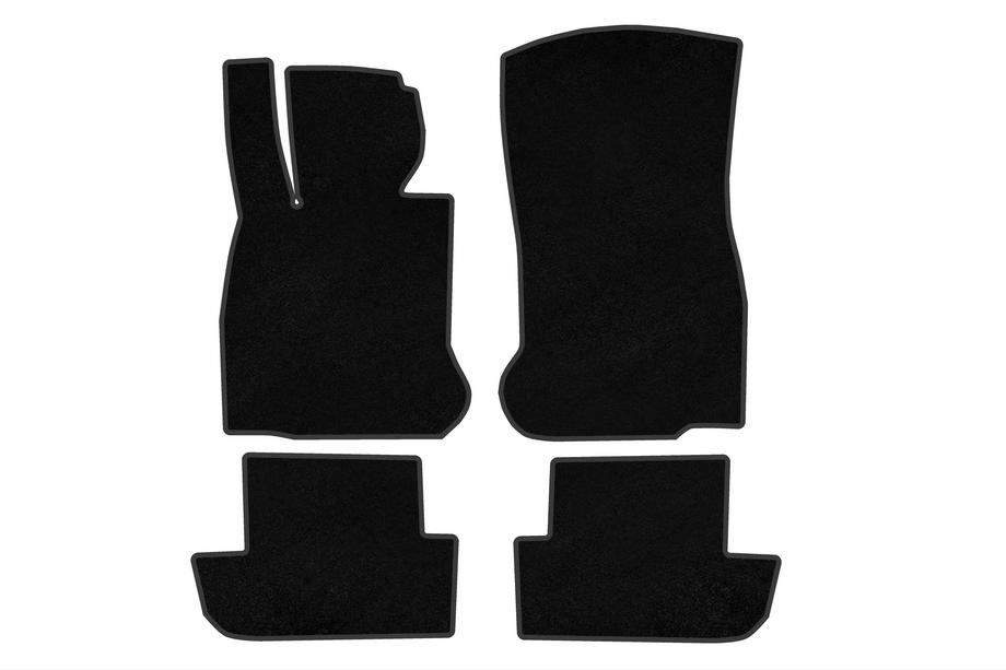 BMW 6 Series F12/F13/F06 2011-2018 Alfombrillas de moqueta Deluxe (para F12/13, Negro) Foto 1