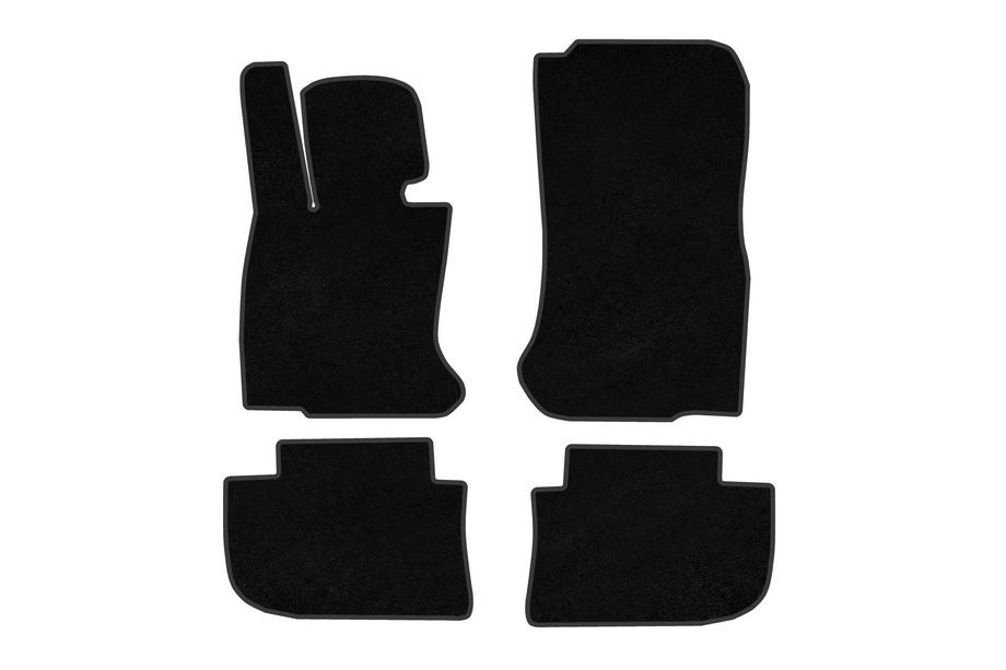 BMW 6 Series F12/F13/F06 2011-2018 Alfombrillas textiles Deluxe (para F06, Negro) Image
