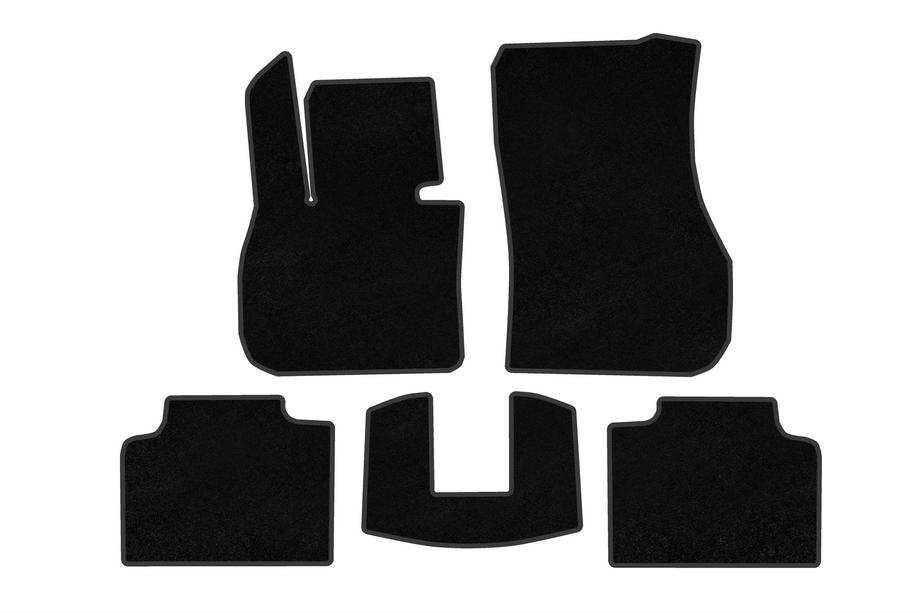 BMW X2 U10 2023- Alfombrillas de tela Deluxe (Para X2, negro) Image
