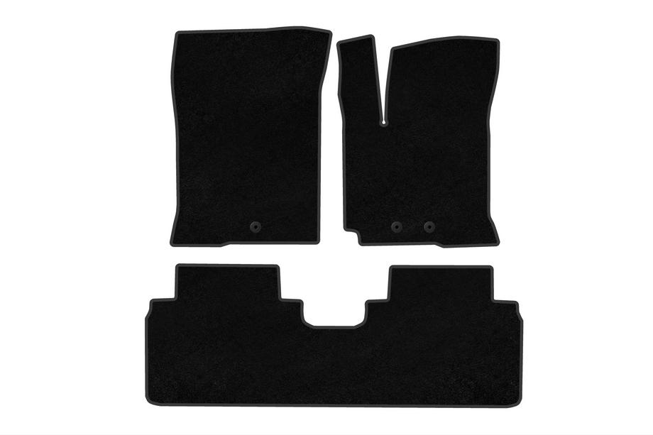 Hyundai IX-20 2010-2019 Alfombrillas de moqueta Deluxe (Negro) Image