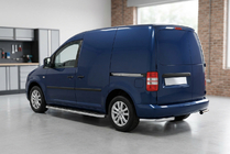 Volkswagen Caddy 2004-2010 Estribos Laterales Maydos V1 (2 uds., Aluminio y Acero Inoxidable) Batalla Maxi foto 1