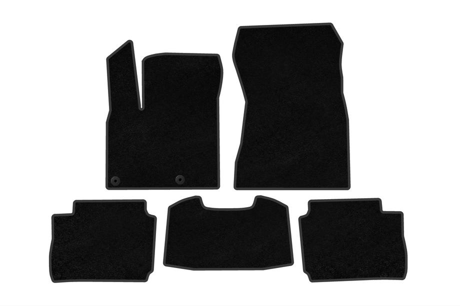 Nissan Qashqai 2021- Alfombrillas textiles Deluxe (Eléctrico, Negro) Image