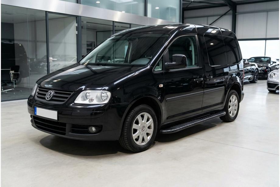 Volkswagen Caddy 2004-2010 Estribos Laterales Bosphorus Black (2 uds., Aluminio) Image
