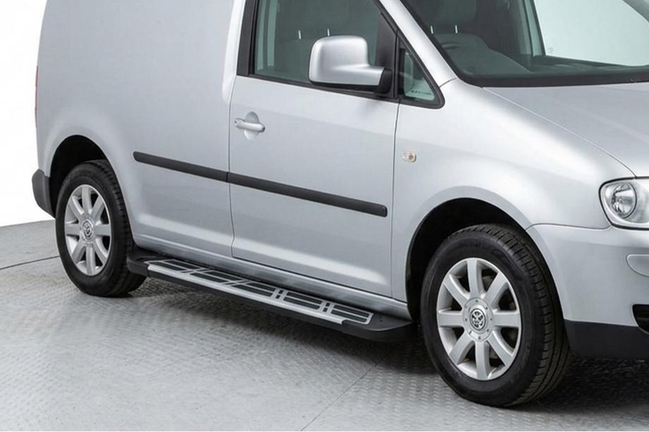 Volkswagen Caddy 2010-2015 Estribos Laterales Sunrise (2 uds., Aluminio) Image
