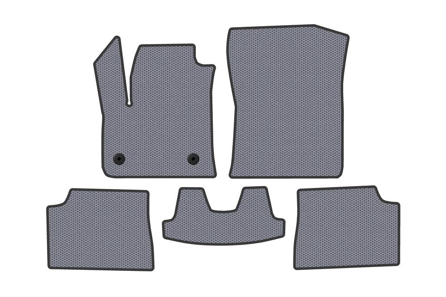 Fiat 600/600e 2023– Alfombrillas de Goma Carsuit (Eléctrico, Gris) Foto 1