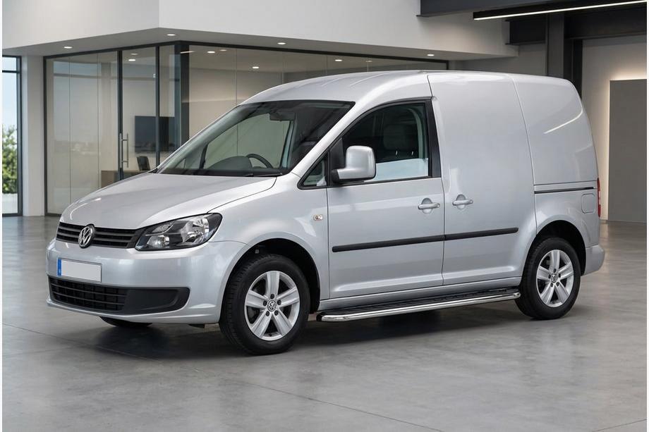 Volkswagen Caddy 2010-2015 Estribos Laterales Maydos V1 (2 uds., Aluminio y Acero Inoxidable) Batalla Maxi Image