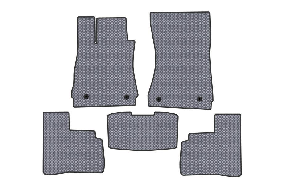 Mercedes S-class W221 2005-2013 Alfombrillas de goma Carsuit (Short, Gris) Foto 1