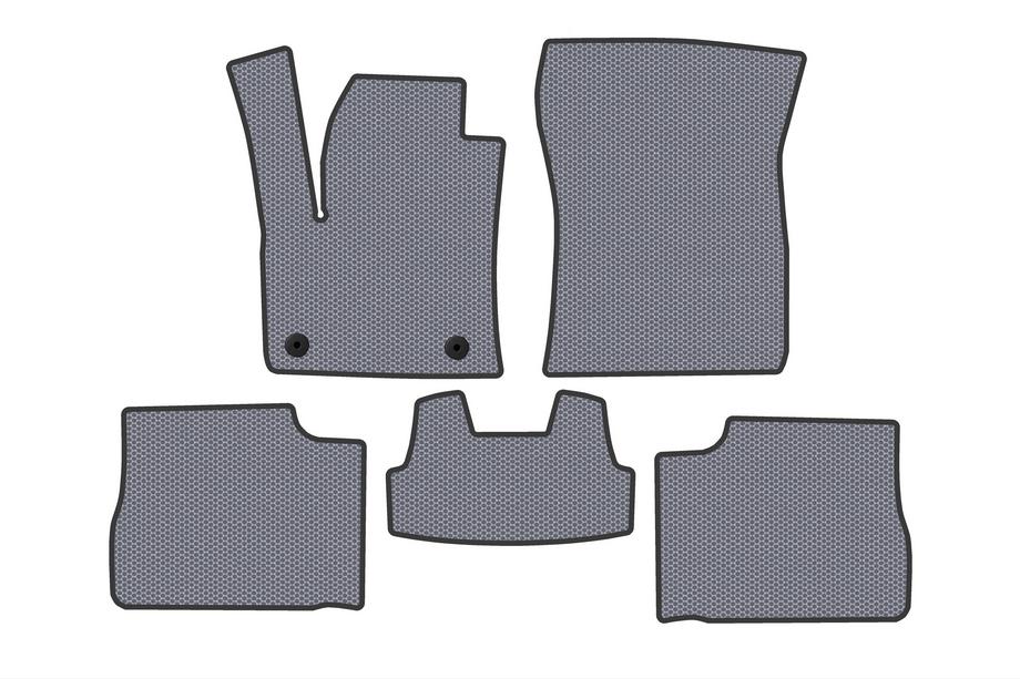Peugeot 2008 2019- Alfombrillas de goma Carsuit V2 (2023-, Eléctrico, Gris) Foto 1