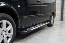 Mercedes Vito/V-class W447 2014- Estribos Laterales Sunrise (2 uds., Aluminio) foto 1