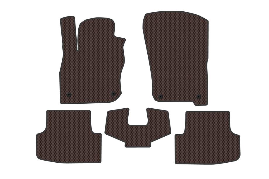 Audi A3 2020- Alfombrillas de goma Carsuit (Sedan, marrón) Image