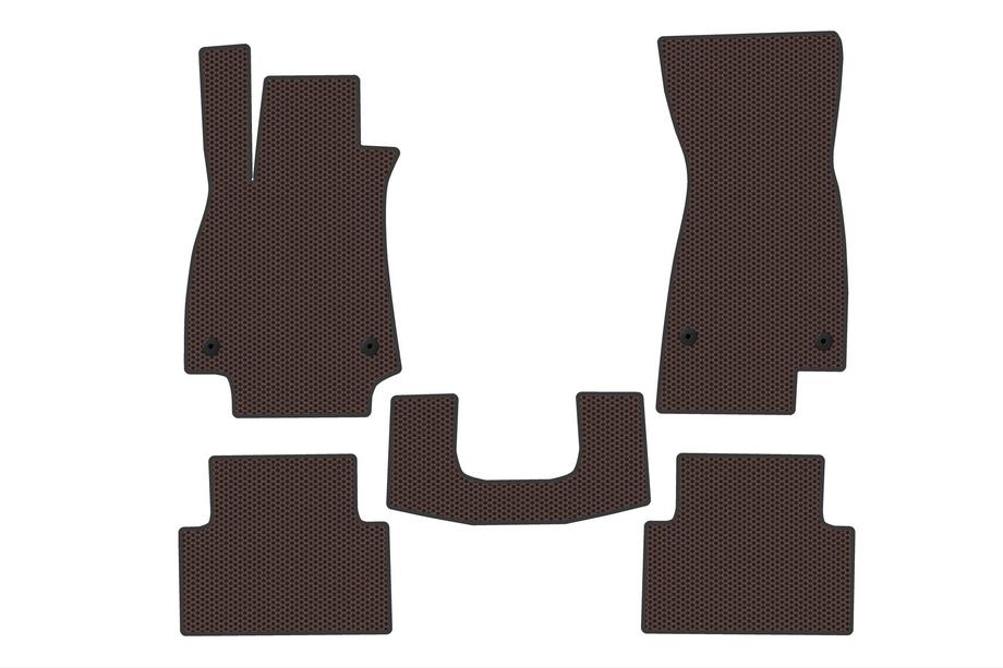 Audi A5 2024– Alfombrillas de goma Carsuit V2 (Sedan, marrón) Image