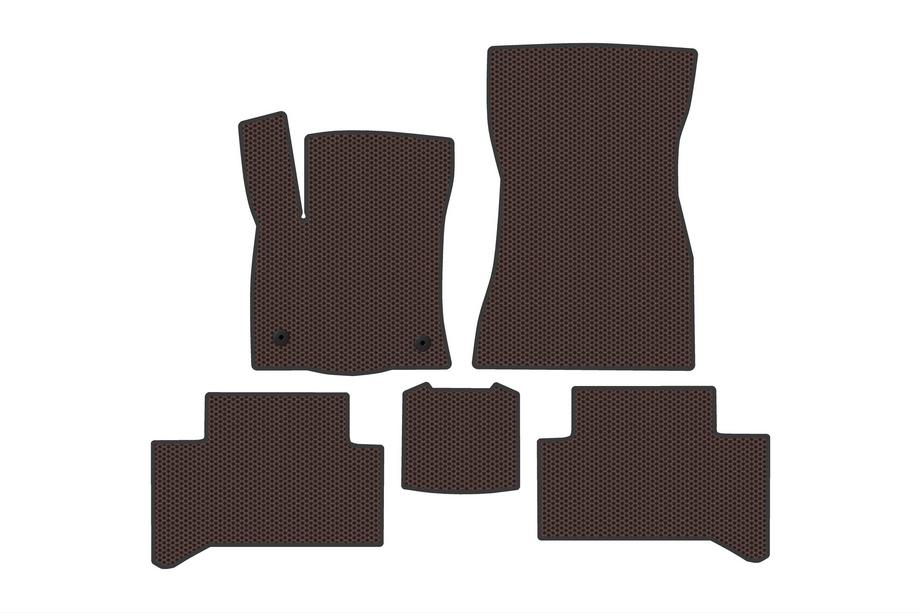 Mercedes EQA 2021- Alfombrillas de Goma Carsuit (Marrón) Image