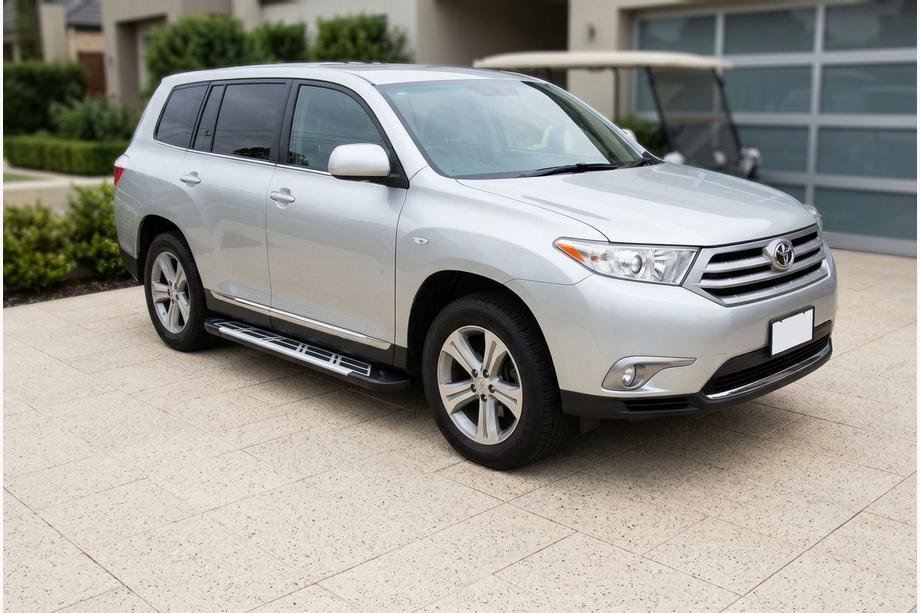 Toyota Highlander 2008-2013 Estribos Laterales Sunrise (2 uds., Aluminio) Image