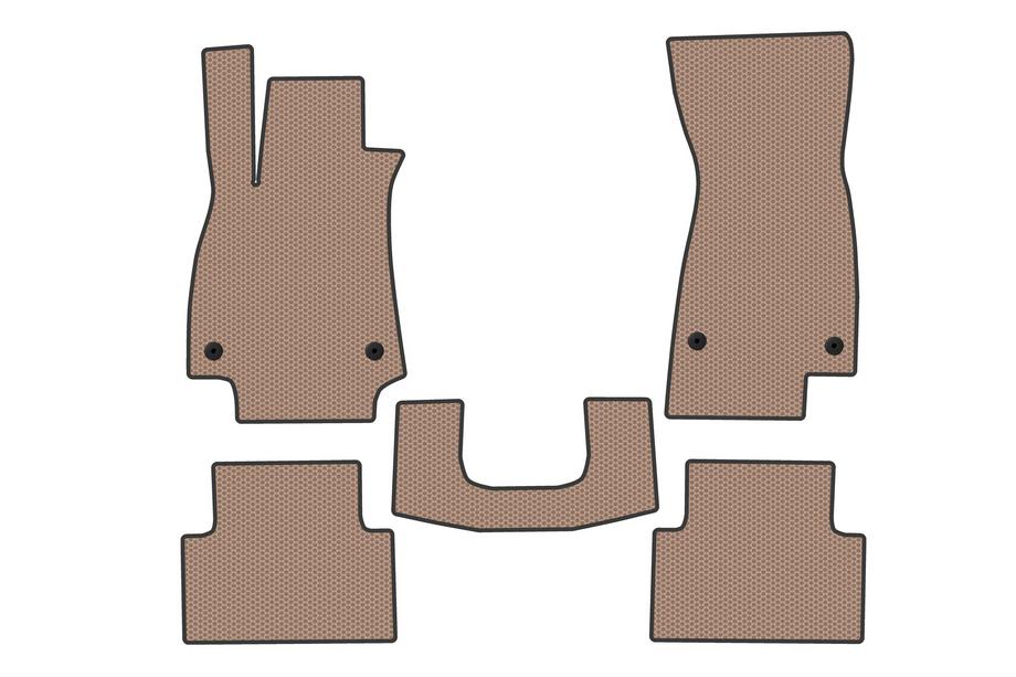 Audi A5 2024– Alfombrillas de goma Carsuit V2 (Sedán, Beige) Image