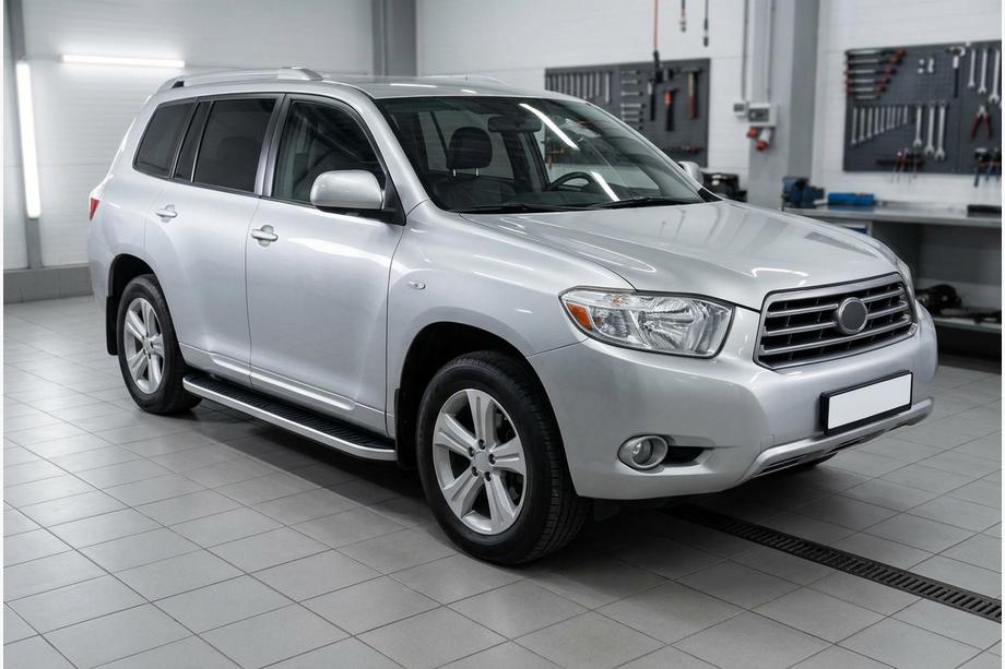 Toyota Highlander 2008-2013 Estribos Laterales Tayga Grey (2 uds., Aluminio) Image