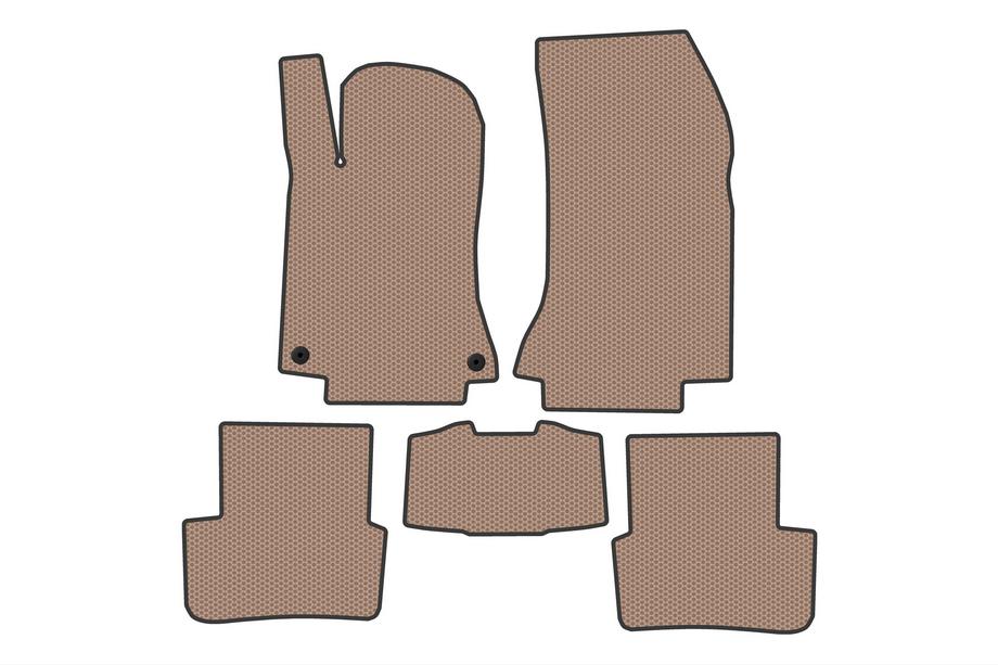 Mercedes B-class W246 2011-2018 Alfombrillas de Goma Carsuit (Beige) Foto 1