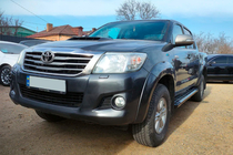 Toyota Hilux 2006-2015 Estribos Laterales Sunrise (2 uds., Aluminio) foto 1