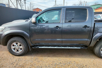 Toyota Hilux 2006-2015 Estribos Laterales Sunrise (2 uds., Aluminio) foto 4
