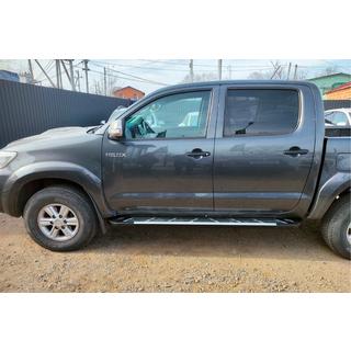 Estribos Laterales Sunrise (2 uds., Aluminio) Toyota Hilux 2006-2015 foto 4