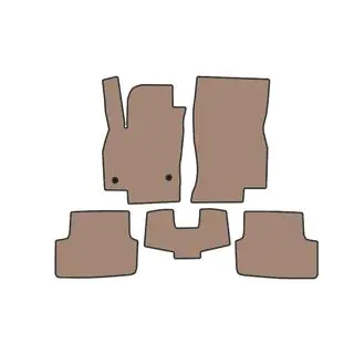 Alfombrillas de Goma Carsuit (Beige)