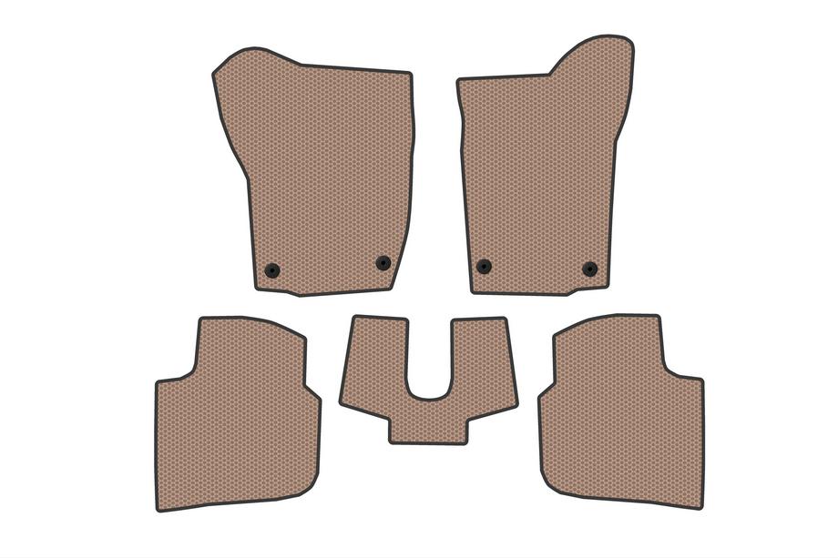 Seat Toledo 2012-2019 Alfombrillas de Goma Carsuit (Beige) Foto 1
