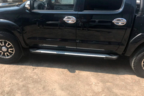 Toyota Hilux 2006-2015 Estribos laterales Allmond Grey (2 uds., aluminio) foto 4