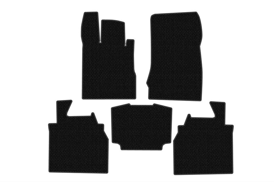 Mercedes S-class W220 1998-2005 Alfombrillas de goma Carsuit (Long, Negro) Foto 1