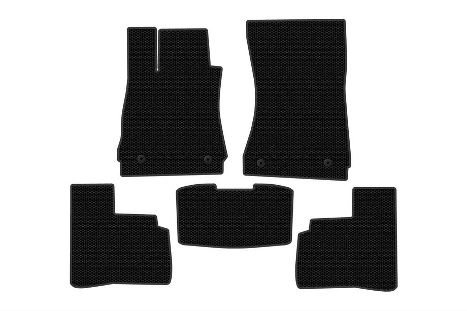 Mercedes S-class W221 2005-2013 Alfombrillas de goma Carsuit (Short, Negro) Foto 1