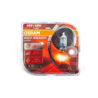 Bombilla de faro Osram H7 55W Night Breaker Laser 150% 64210NL foto 2