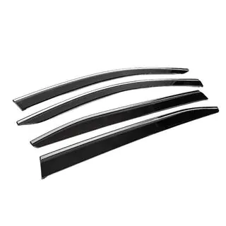 Deflectores de Ventana con Moldura Cromada (4 uds, Sunplex Chrome) foto 3