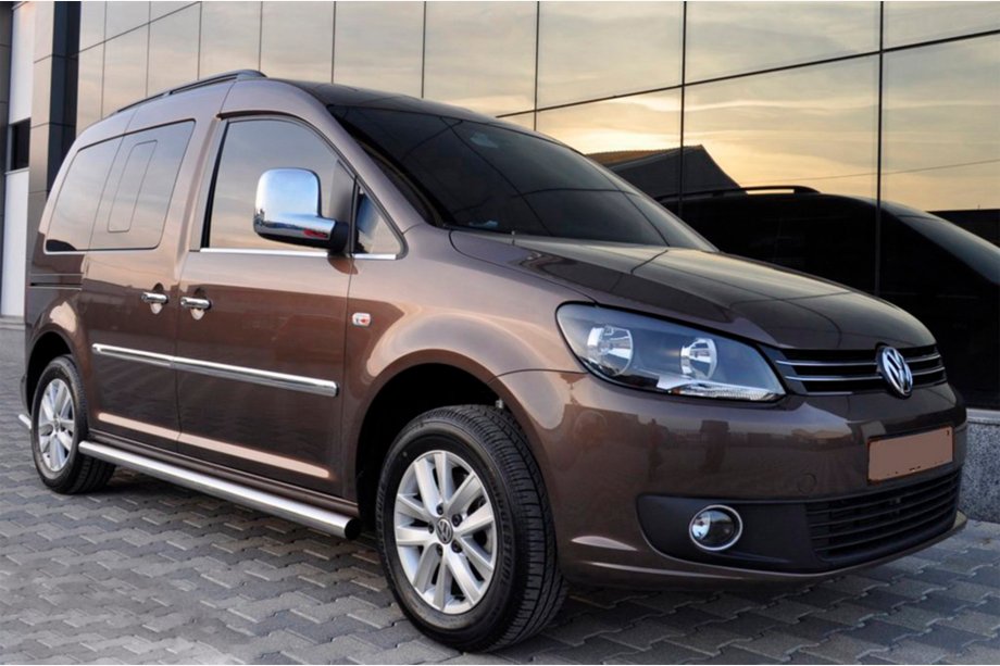 Volkswagen Caddy 2020- Barras Laterales BB001 (2 uds, acero inoxidable) d60, Base Estándar Foto 1