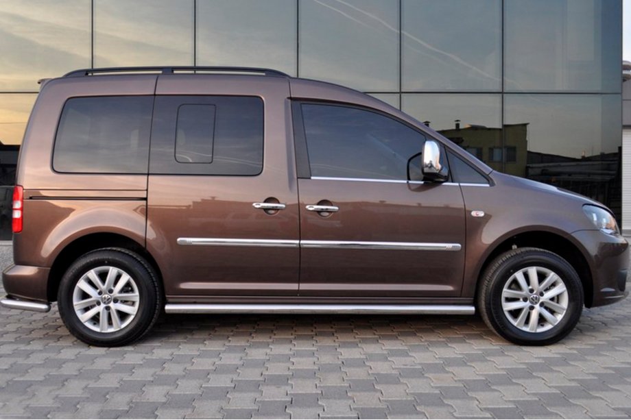 Volkswagen Caddy 2020- Barras Laterales BB001 (2 uds, acero inoxidable) d60, Base Estándar Foto 5