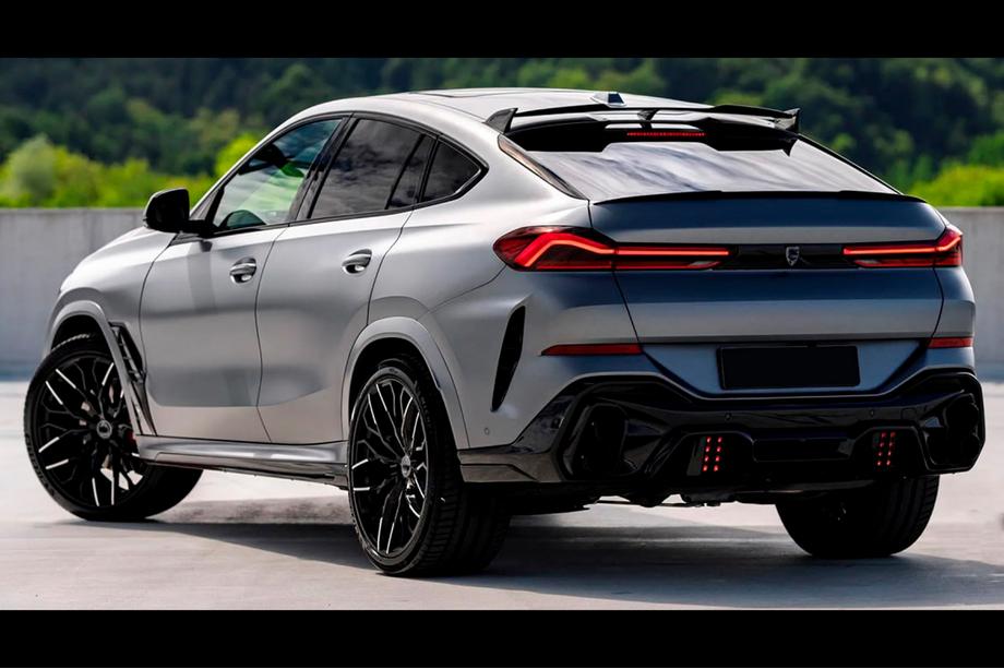 BMW X6 G06 2019–2027 Kit de carrocería LRT-Design Carbon (para M-Sport 2023+) Foto 4