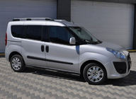 Fiat Doblo II 2010-2022 Barras Laterales Black (2 uds, Acero Inoxidable) foto 2
