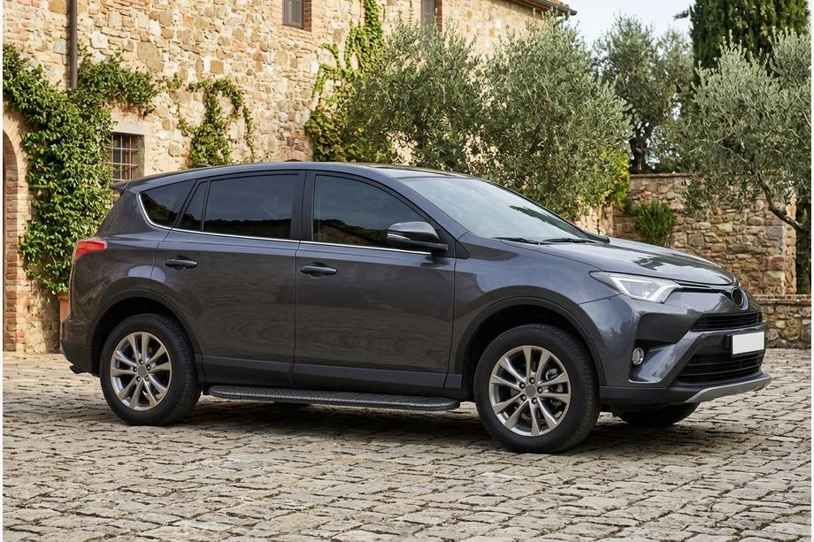 Toyota Rav 4 2013-2018 Estribos Laterales Bosphorus Black (2 uds., Aluminio) Image