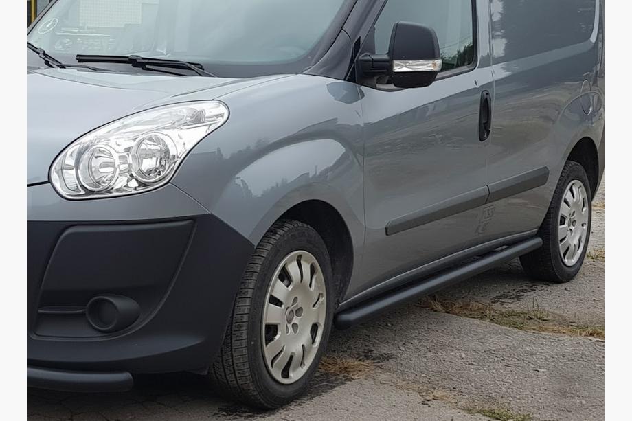 Opel Combo 2012-2018 Barras Laterales Black (2 uds, Acero Inoxidable) Image
