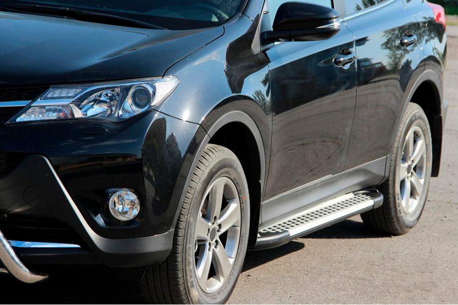 Toyota Rav 4 2013-2018 Estribos laterales Allmond Grey (2 uds., aluminio) Image