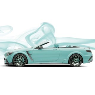 Kit de carrocería MNSR Carbon (para S63 Cabrio 2017-2020, carbono forjado) Mercedes S-class C217 Coupe 2014-2020 foto 3