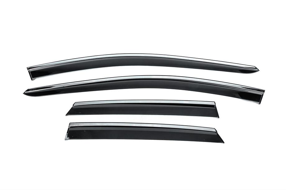 Volkswagen ID.7 2023- Deflectores de Ventana con Moldura Cromada Niken Luxury (4 uds) Foto 1