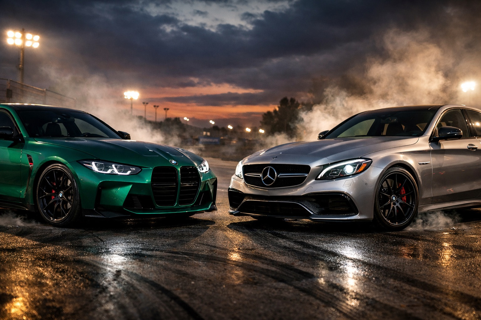 Comparativa: BMW M3 vs Mercedes C63