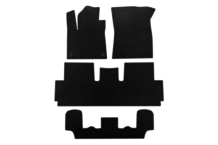 Citroen C-4 Picasso 2013–2022 Alfombrillas EVA (Para Grand, 3 Filas, Negro) Foto 1