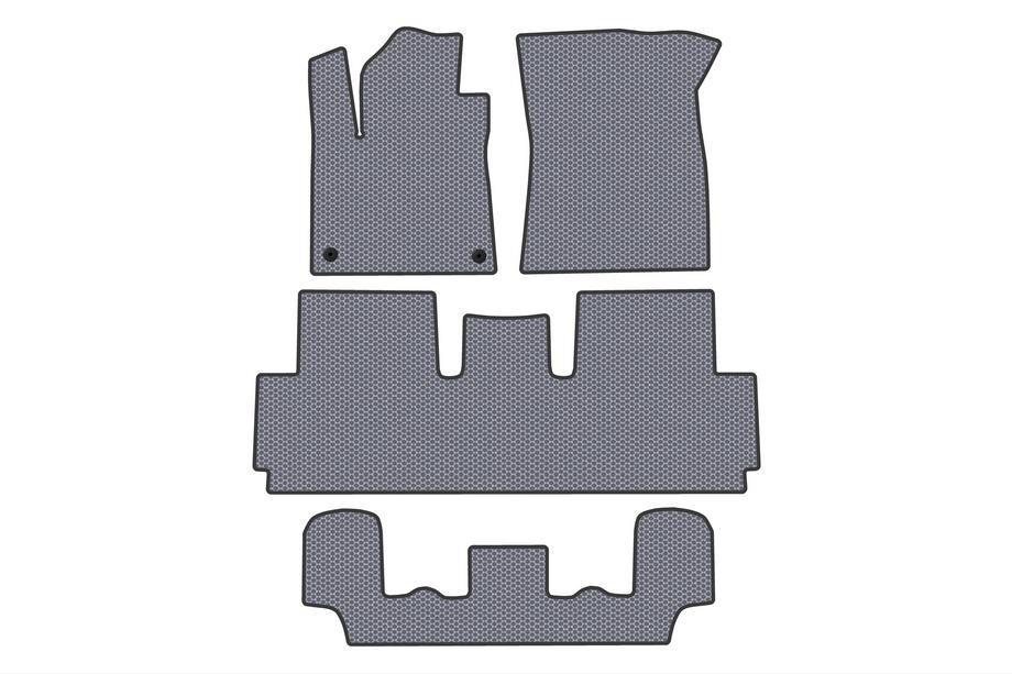 Citroen C-4 Picasso 2013–2022 Alfombrillas de Goma Carsuit (Para Grand, 3 Filas, Gris) Foto 1