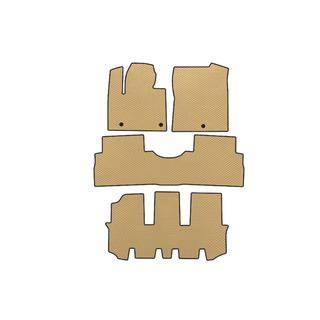Alfombrillas EVA (3 Filas, Beige) Hyundai Santa Fe 4 2018-2023