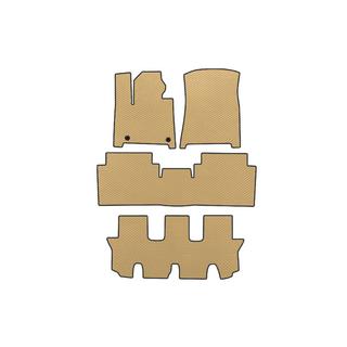 Alfombrillas EVA (3 Filas, Beige)