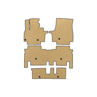 Alfombrillas EVA (3 Filas, Beige)