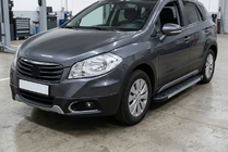 Suzuki SX4 S-Cross 2013-2016 Estribos Laterales Duru (2 uds., Aluminio) foto 1