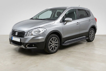 Suzuki SX4 S-Cross 2013-2016 Estribos Laterales Bosphorus Black (2 uds., Aluminio) foto 1