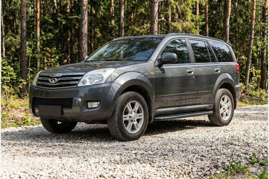 GreatWall Haval/Hover H3 2005-2013 Estribos Laterales Bosphorus Black (2 uds., Aluminio) Image
