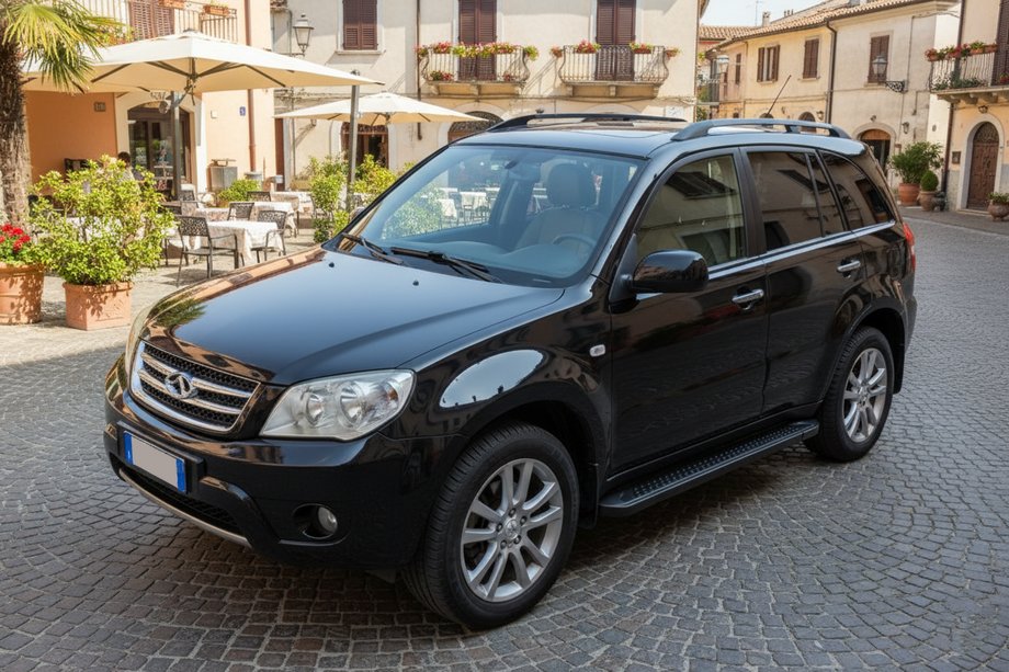 Chery Tiggo 3 2005- Estribos Laterales Allmond Black (2 uds., Aluminio) Image