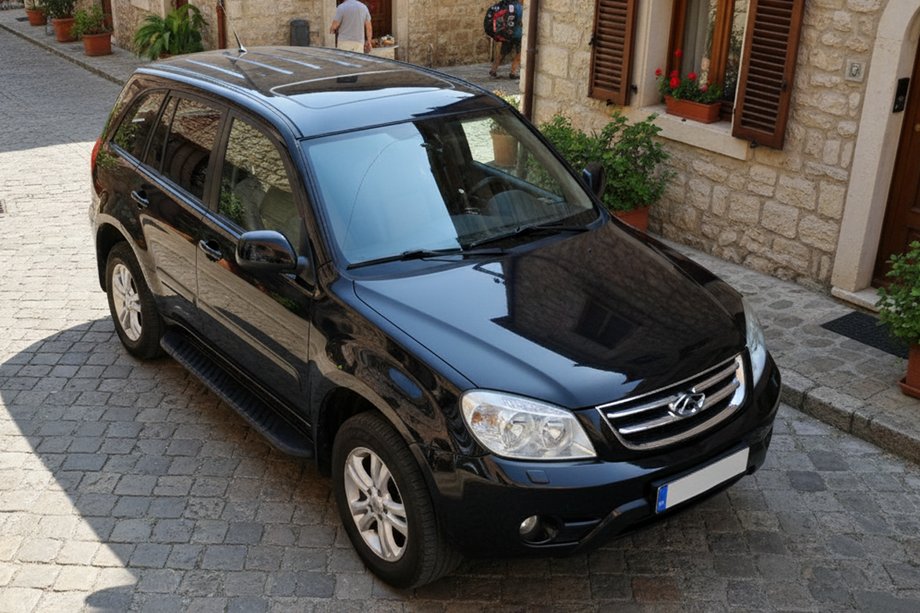 Chery Tiggo 3 2005- Estribos Laterales Bosphorus Black (2 uds., Aluminio) Image